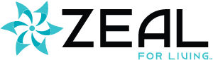Zeal for living logo - Black